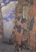 Childe Hassam The Fourth of July oil painting reproduction